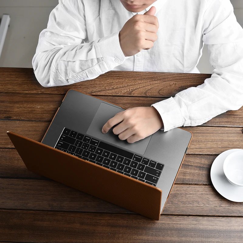 Чехол из натуральной воловьей кожи для ноутбука Apple Macbook Pro 13 15, защитный чехол для Macbook A1706 A1708 A1989 A1707 A1990