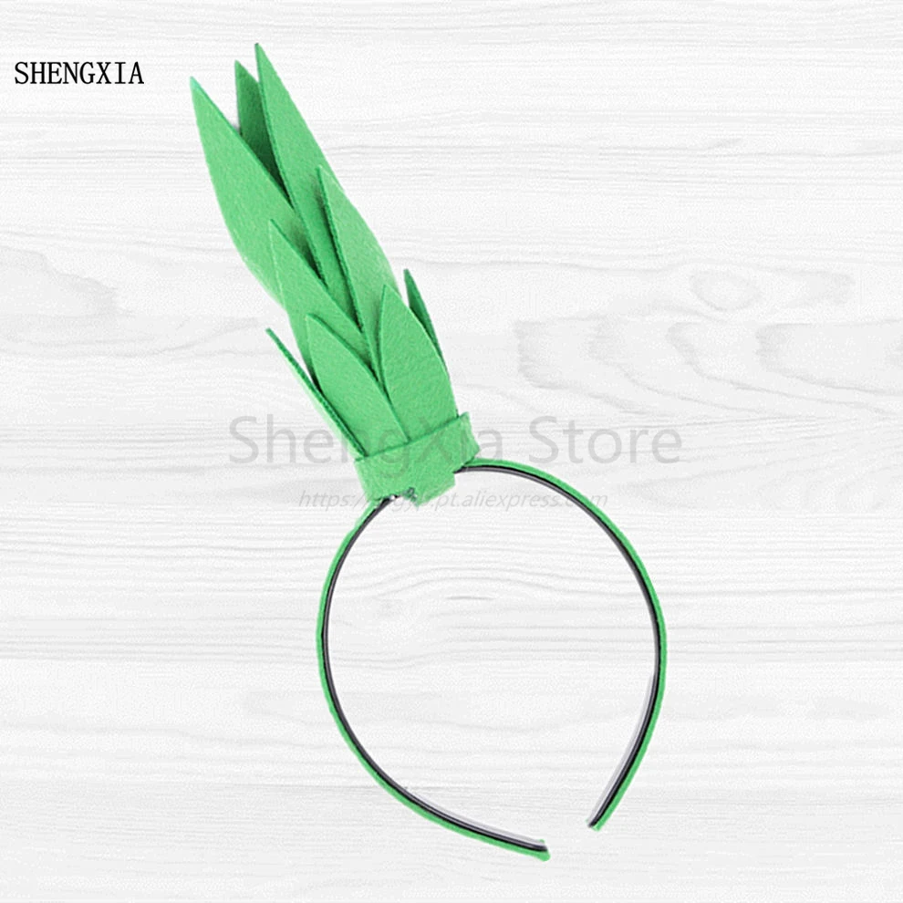 New holiday party headband headdress Halloween Irish St. Patrick Day green pineapple adult child |