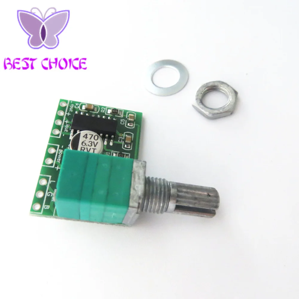 Super Mini PAM8403 DC 5V 2 канальный USB цифровой аудио усилитель плата модуль 2*3 Вт регулятор