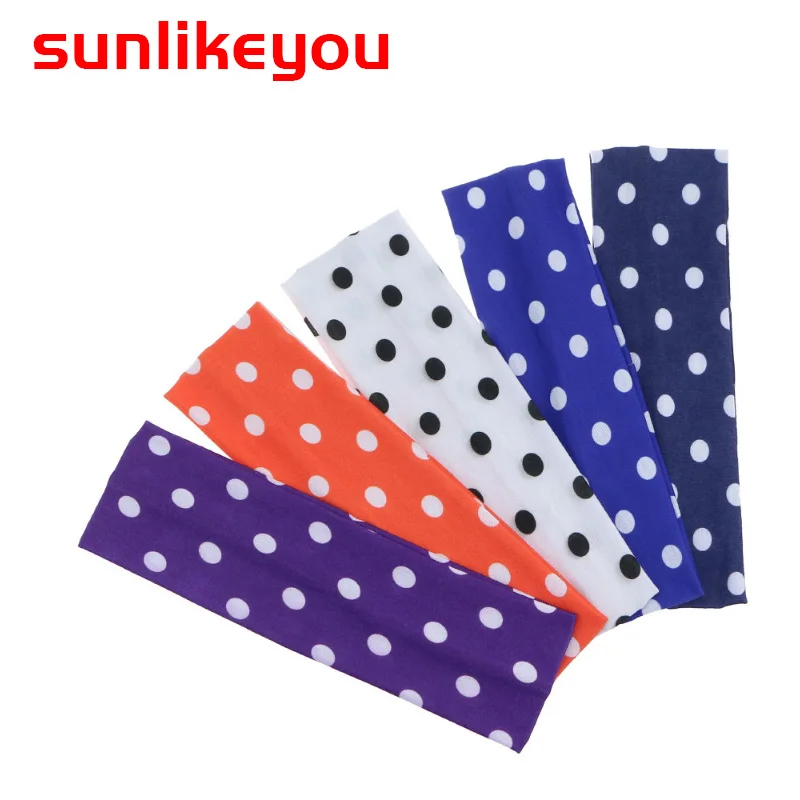 Sunlikeyou/зимняя хлопковая эластичная повязка для волос новорожденных на голову