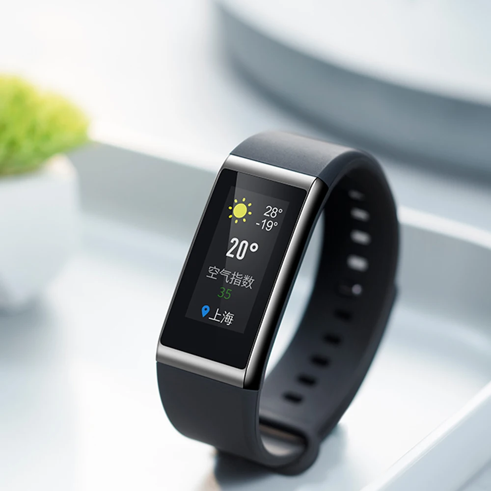 Фитнес-браслет Amazfit Cor, 1,23 дюймов, ips цветной экран, смарт-браслет, 5 АТМ, водонепроницаемый монитор сердечного ритма, английская версия