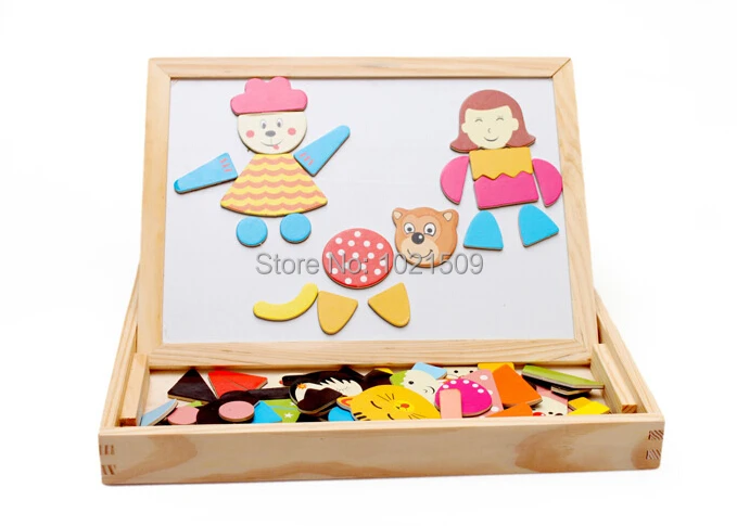 Free shipping Learning&ampEducational Magnetic Jigsaw Puzzle Children's Toy | Игрушки и хобби