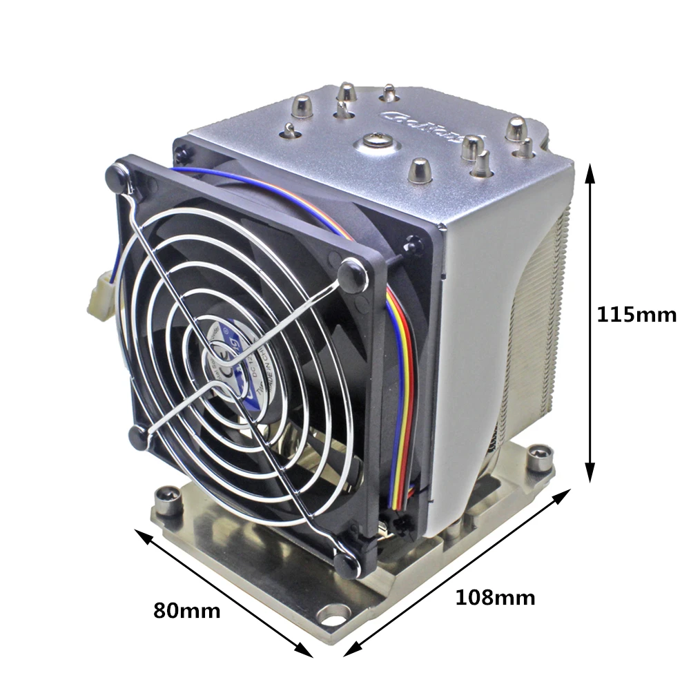 

3U 4U Server CPU COOLER Radiator Heatsink Cooling Fan for Intel Xeon LGA3647 Narrow ILM Workstation Industrial Computer