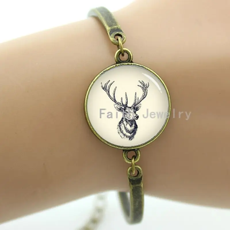 Абстрактный карандаш браслет Олень олень Рождественский защита диких животных