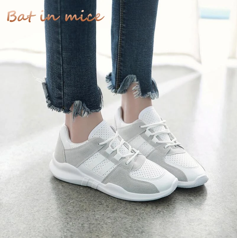 Весна лето сетки повседневная обувь на плоской подошве женская модная больших