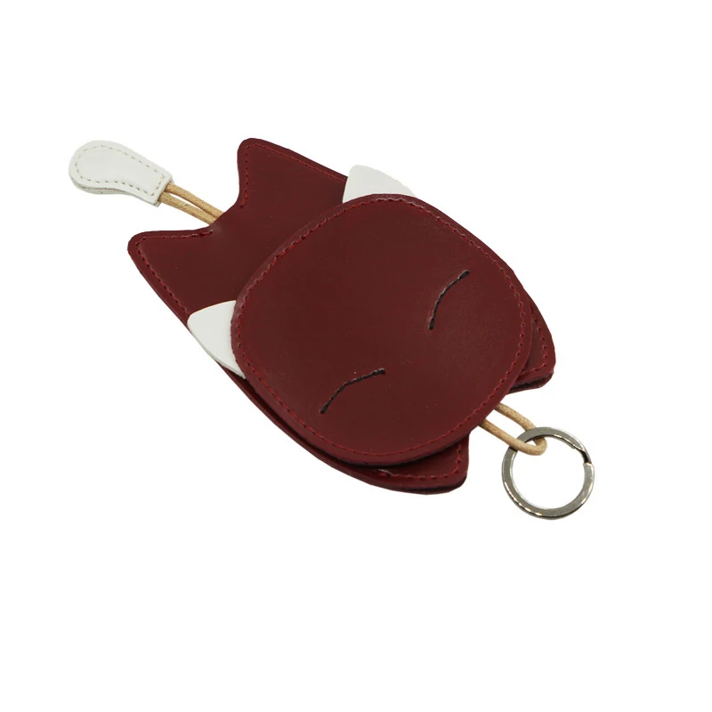 Женский милый чехол для ключей кожаный держатель модный многофункциональный