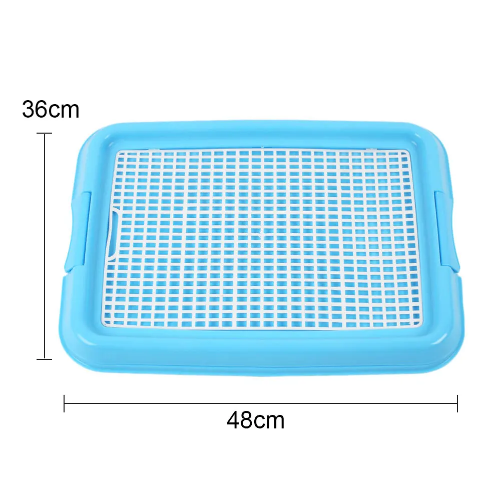 Portable Pet Dog Indoor Restroom Training Potty Pee Toilet Fence Tray Pad
