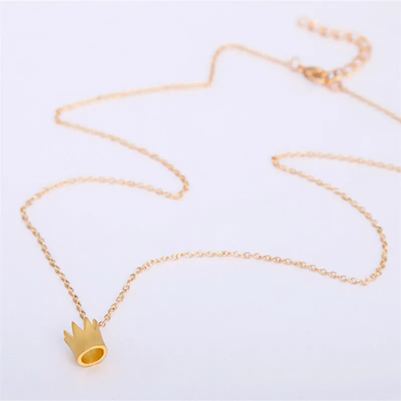 Золотые короны подвески для ожерелья доступны в двух цветах золотые и