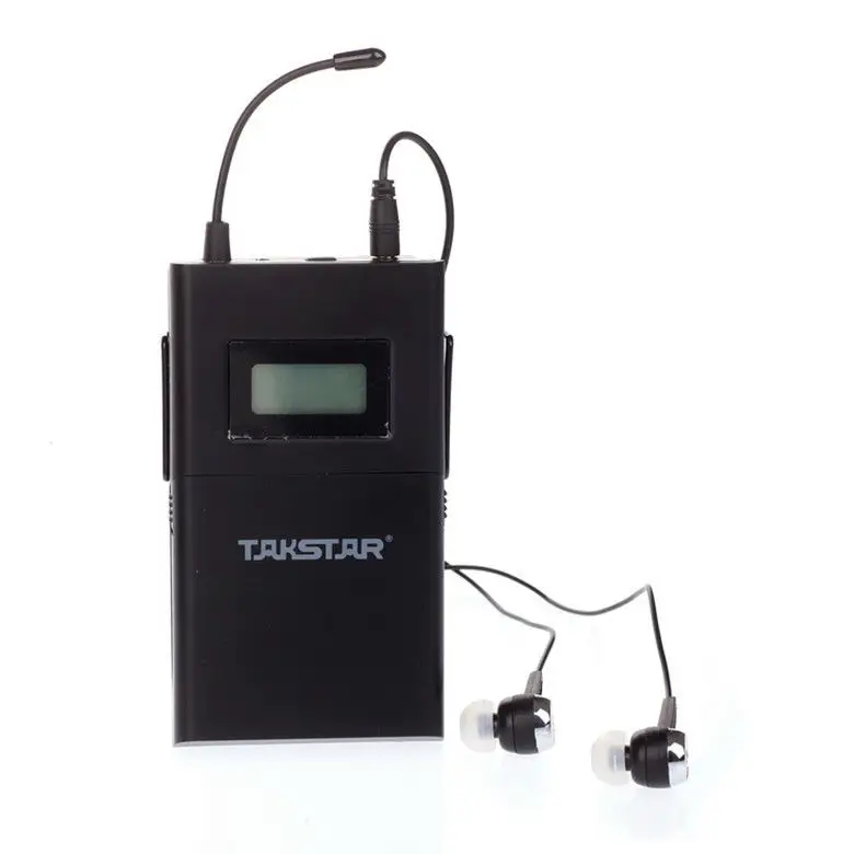 Беспроводная система контроля Takstar WPM 200 UHF беспроводные наушники вкладыши 4