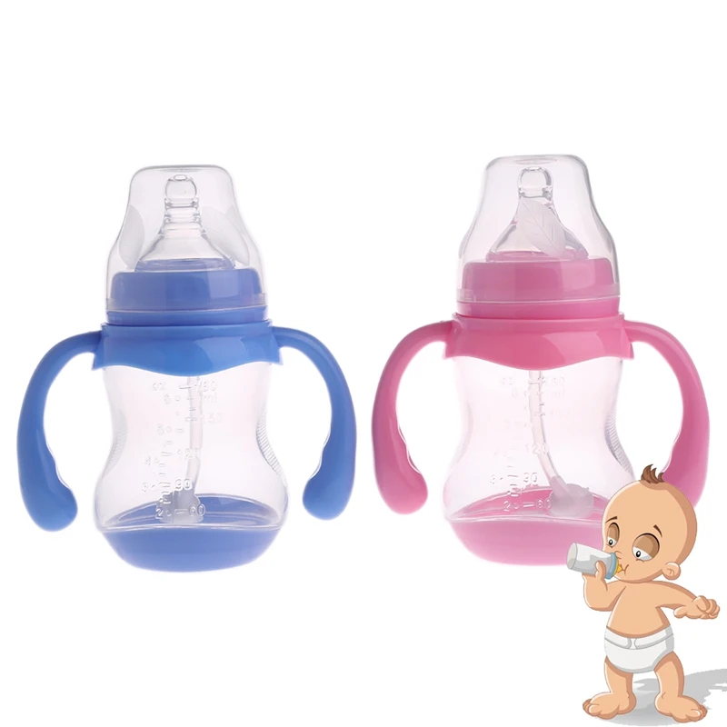 180 мл широкая горлышко Антиколиковая бутылочка для кормления грудным