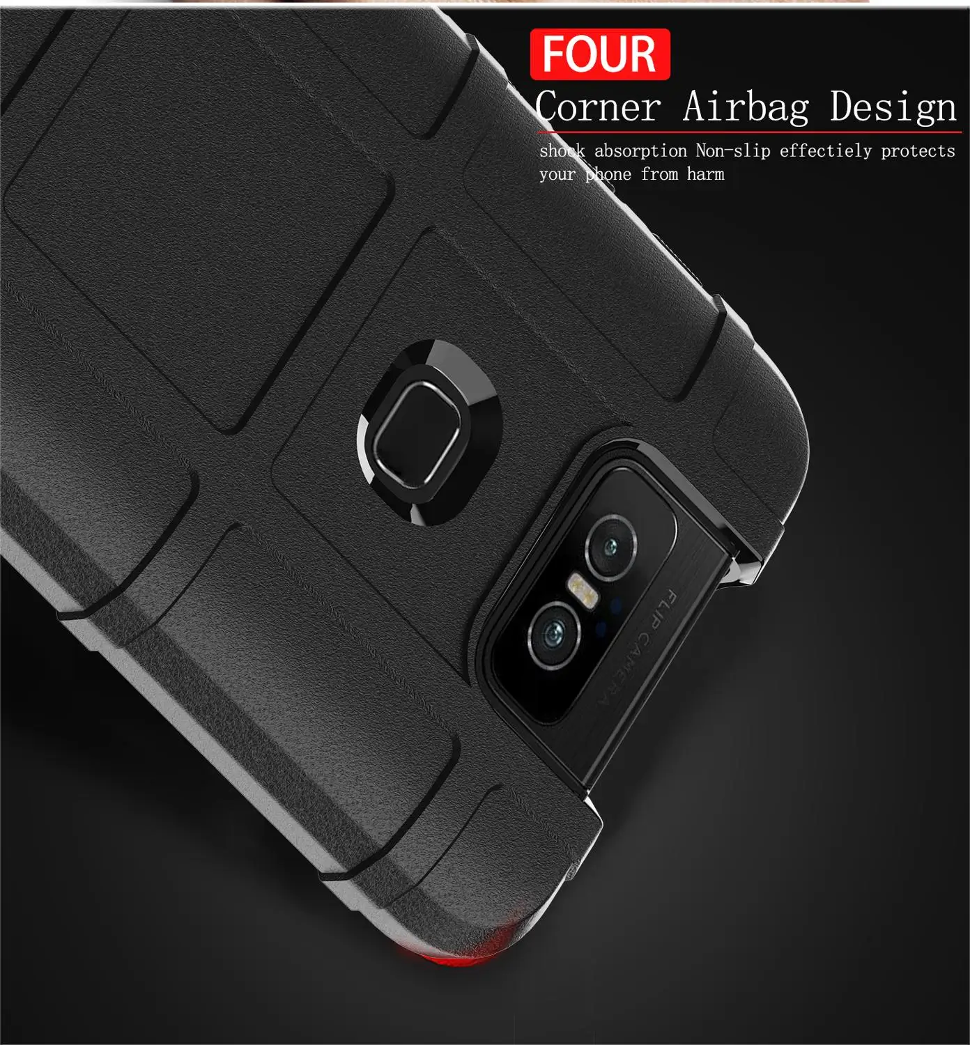 Роскошный бронированный силиконовый чехол для телефона Asus ZenFone 6 ZS630KL мягкий