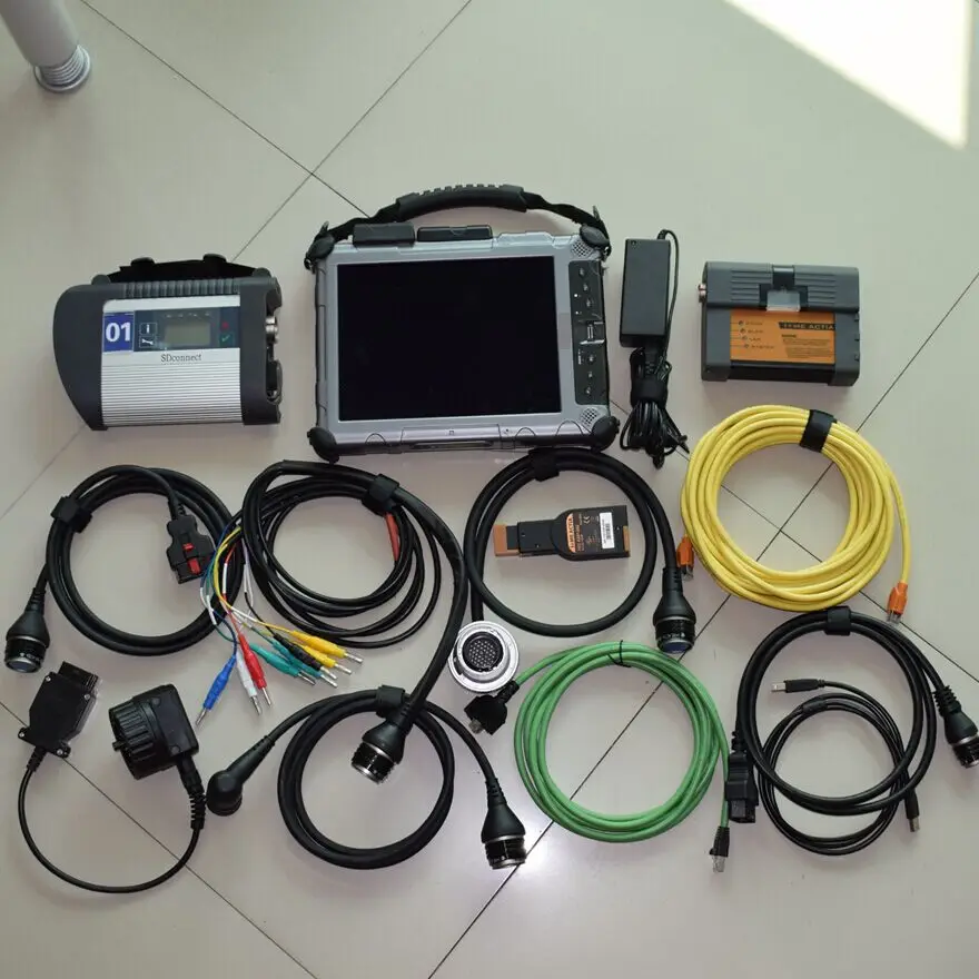 2IN1 диагностический сканер для BMW ICOM A2 и sd connect c4 полное программное обеспечение в 1