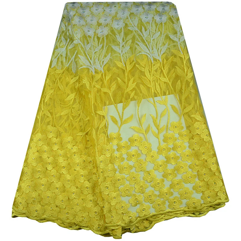 2017 High Quality Nigerian Wedding African Lace Fabrics Most Popular Guipure Cord Fabric For Dress | Дом и сад