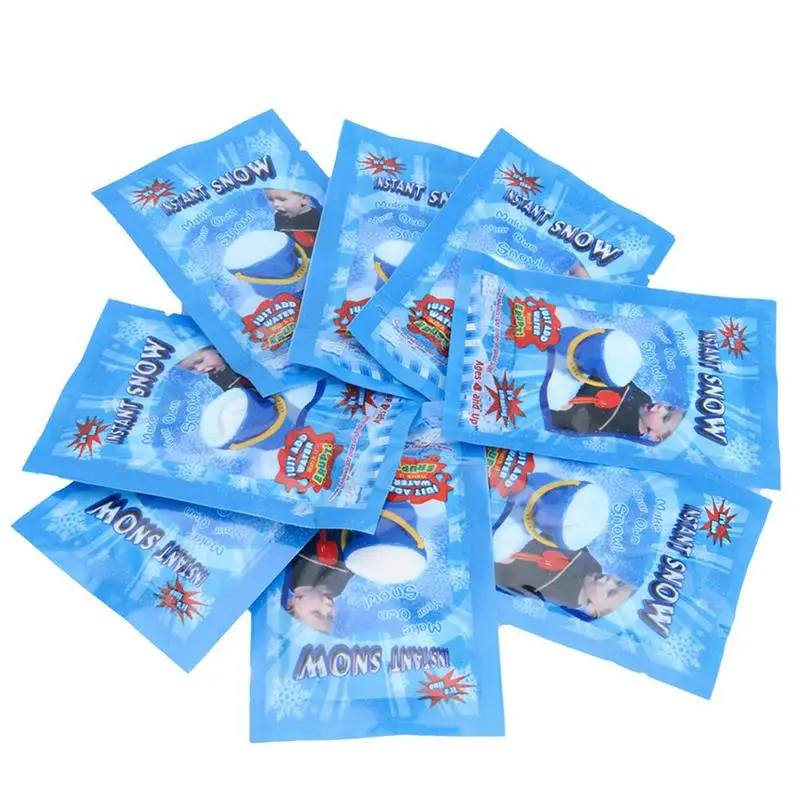1pcs 1 шт. Рождественская игрушка искусственный снег мгновенный пушистый Снежинка супер абсорбент украшения вечерние Волшебный реквизит для детей игрушки подарок - Цвет: 1pcs