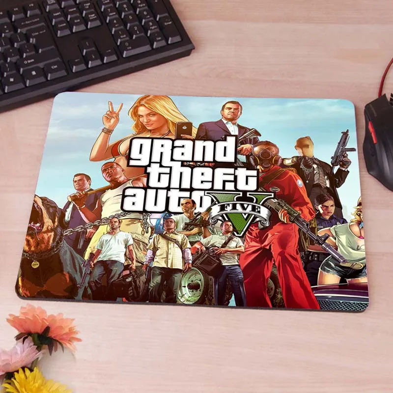 18x22cm MaiYaCa GTA V Grand Theft Auto V Rockstar Games компьютерный игровой коврик для мыши геймер игровые коврики - Цвет: 18x22cm