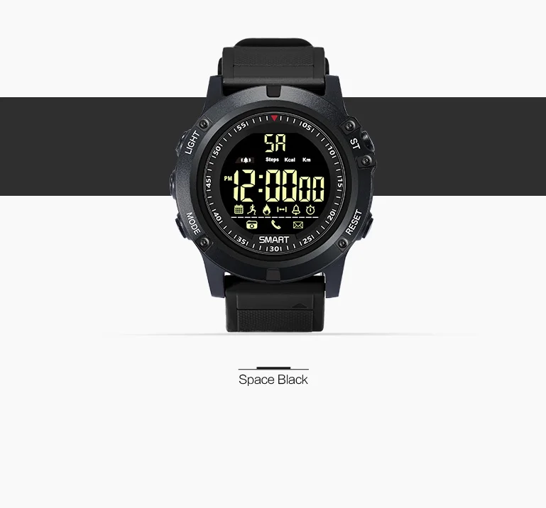 UHOOFIT DX17s спортивные часы Bluetooth Смарт-часы мужские 50 м Водонепроницаемый Шагомер напоминание о звонках умные часы для IOS Android