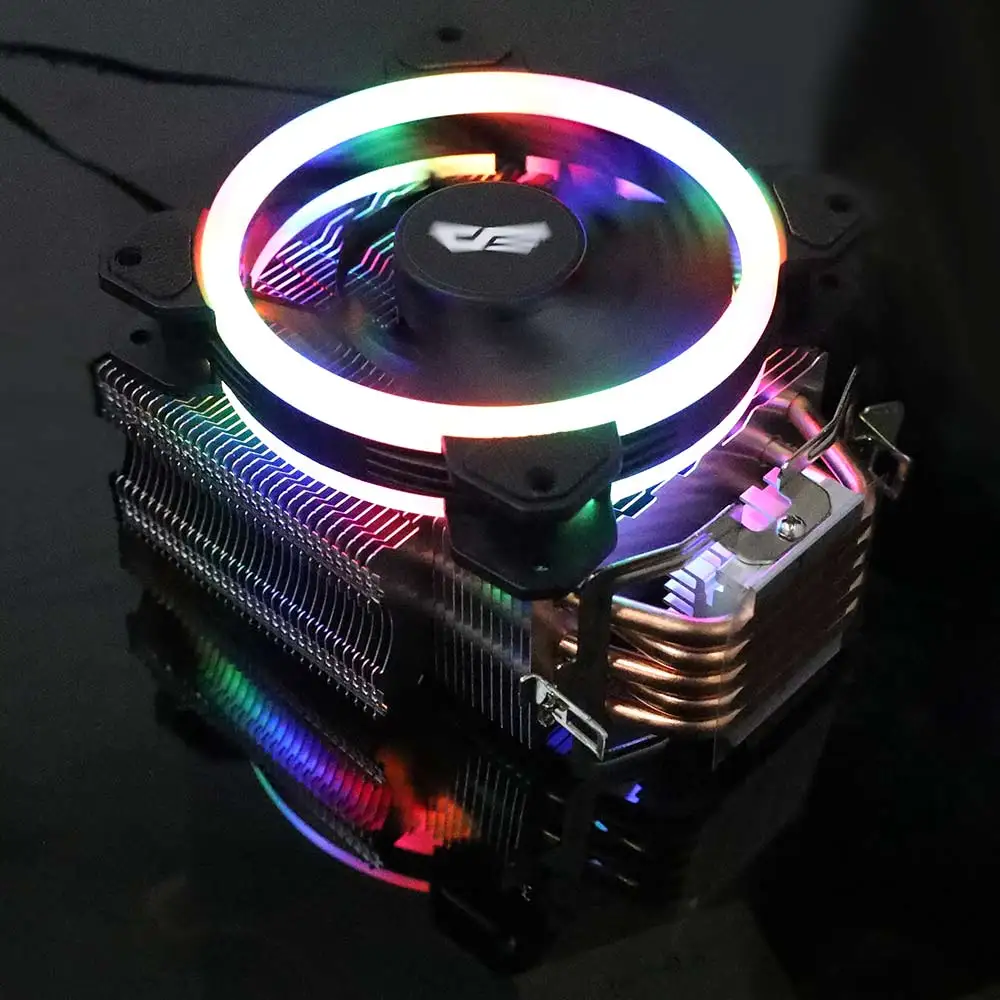 Кулер для процессора darkflash L5 heatpops PWM RGB светодиодный вентилятор 120 мм 4Pin ПК CPU