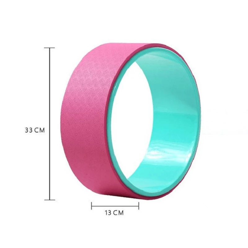 TPE + ABS колесо Йога/кольцо чудо йога круг Пилатес кольца домашний спортзал Фитнес