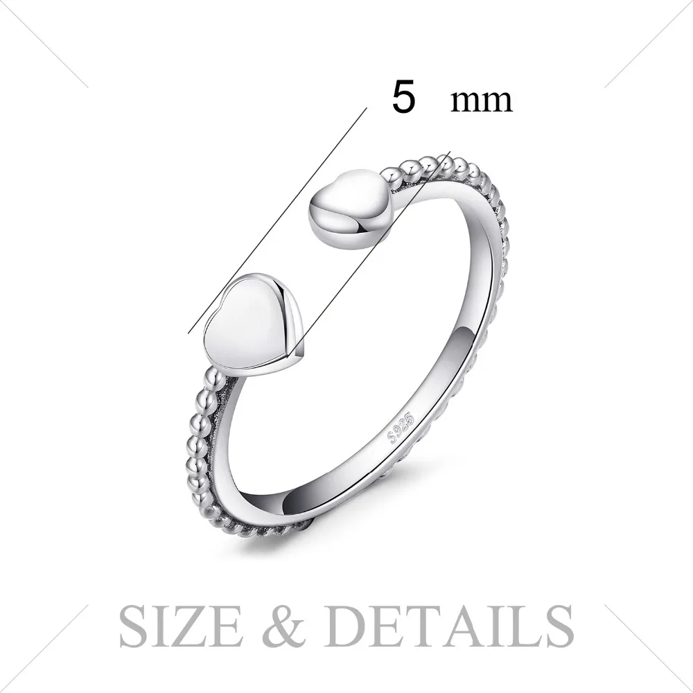 Jewelrypalace стерлингового серебра 925 пробы два сердца Белый муранского Стекло