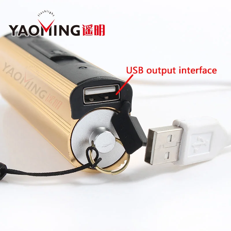 USB светодиодный фонарик CREE XM-L Q5 Водонепроницаемый светодиодный фонарь перезаряжаемый фонарь с электронной прикуривателем USB power Bank