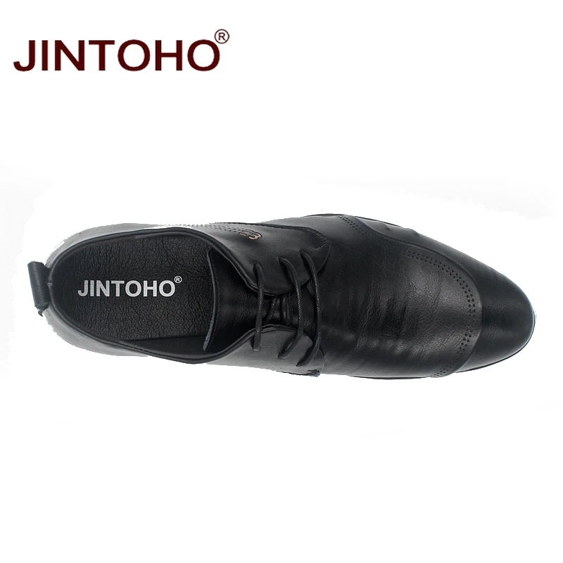 Мужская официальная обувь JINTOHO кожаные дизайнерские Мокасины большого