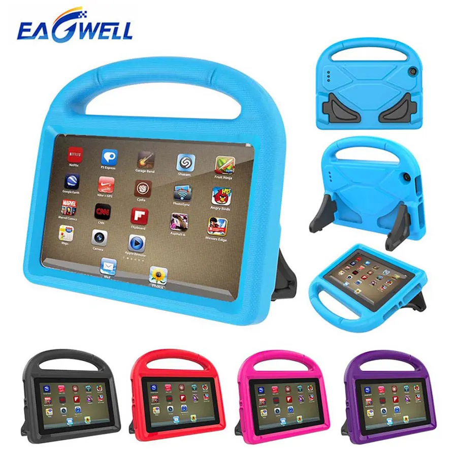 Новый противоударный чехол для детей Amazon Kindle Fire 7 2015 2017 выпуск EVA пенопластовый