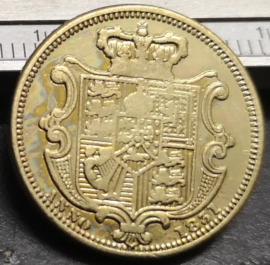 1831 Великобритания 1 Sovereign-Уильям IV. 9999 чистого золота покрытием имитация монеты