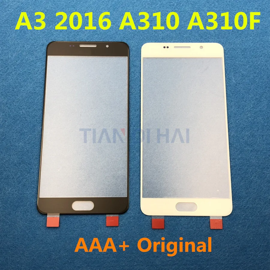 1 шт. оригинальный внешний стеклянный экран для Samsung Galaxy A3 2016 A310 A310F сменный