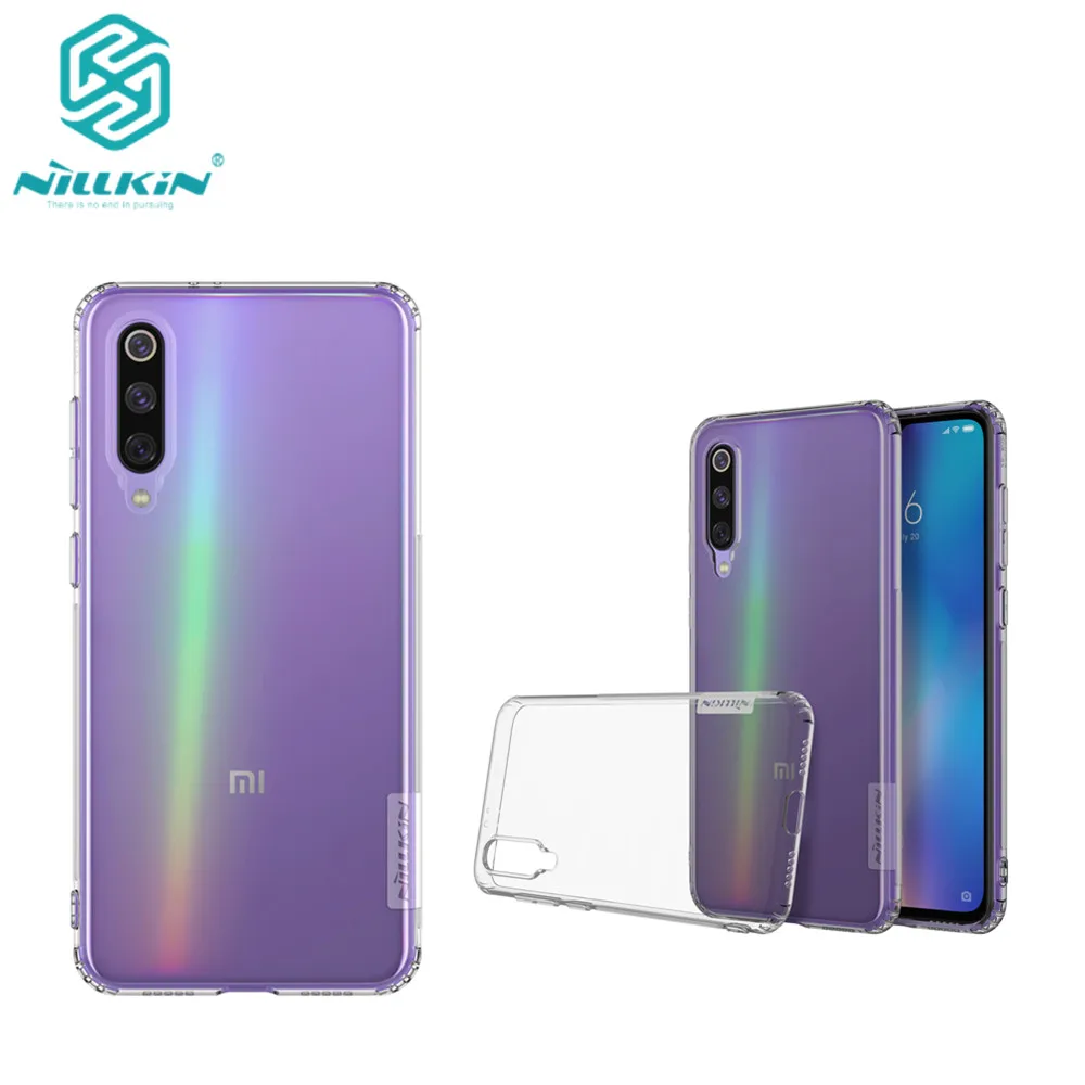 Nillkin для Xiaomi Mi 9 SE прозрачные чехлы для телефона прозрачный мягкий кремний TPU Защитный чехол для Xiaomi Mi 9 SE Пылезащитная заглушка