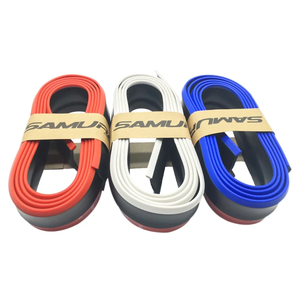 2 5 м резиновая Мягкая черная полоса для бампера из углеродного волокна комплект