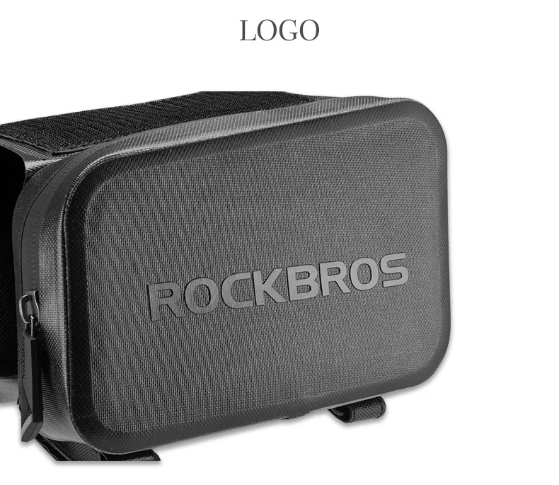 ROCKBROS, 2 в 1, велосипедная сумка, водонепроницаемая, с сенсорным экраном, велосипедная сумка, MTB, для шоссейного велосипеда, верхняя труба, рама, 6,0 дюймов, экран, Съемная сумка для телефона