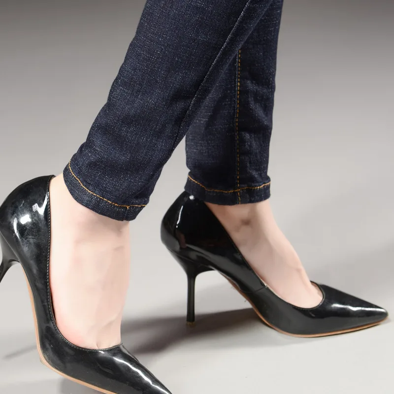 Женские джинсы-карандаш в стиле ретро облегающие джинсы с завышенной талией