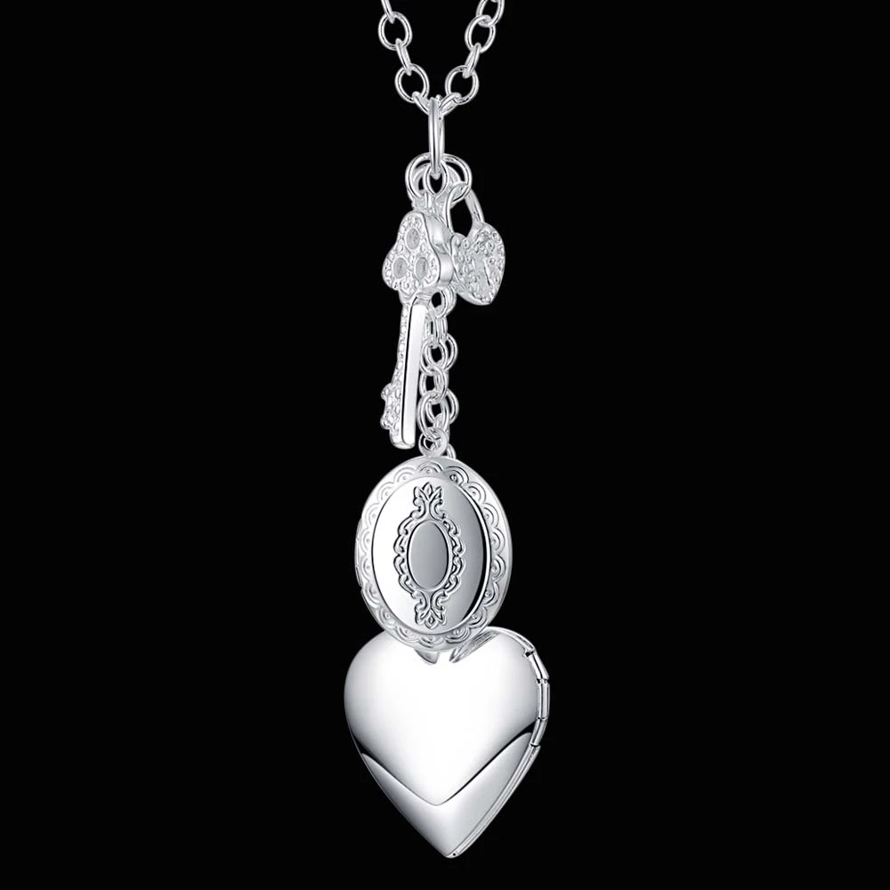 Pendant Necklaces Silver necklace fashion jewelry /bneakela daealrla | Украшения и аксессуары