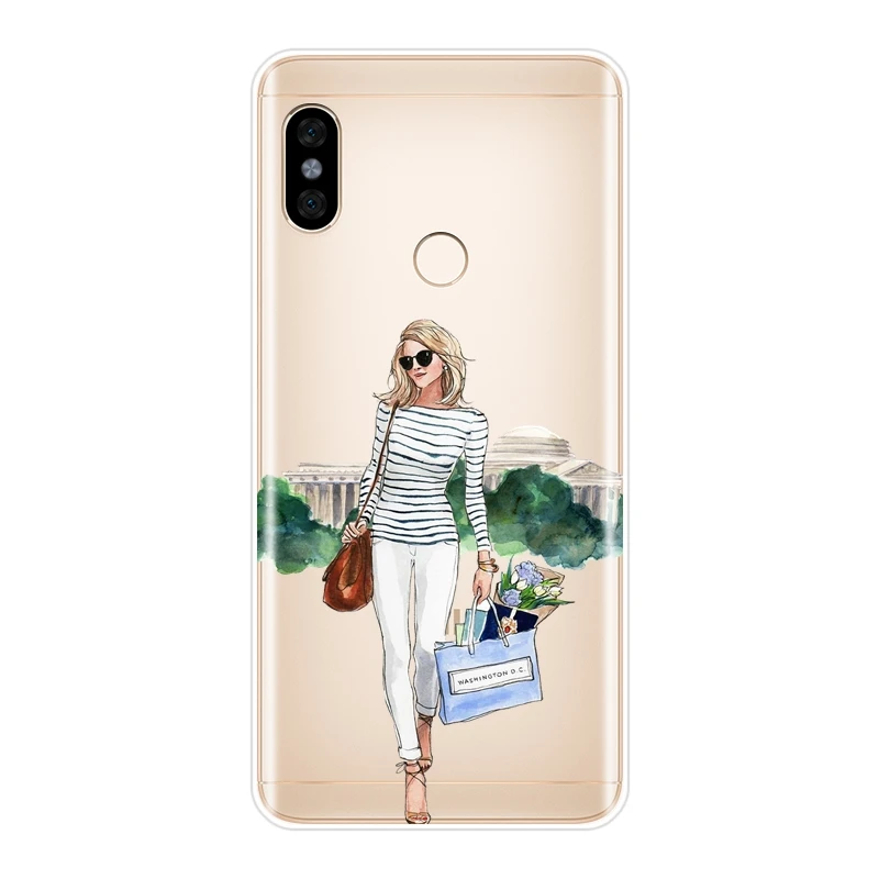 Чехол для телефона из ТПУ девочек силиконовый чехол Pocophone F1 Xiaomi Redmi Note 6 Pro 5A Prime 5 4 4X