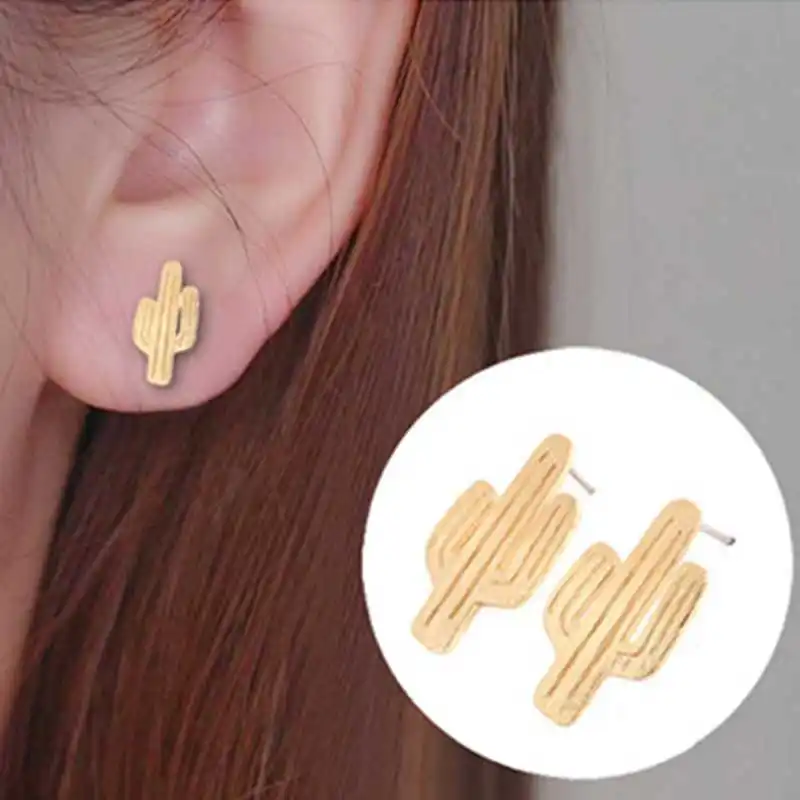 Креативные Модные Симпатичные серьги гвоздики из нержавеющей стали креативные