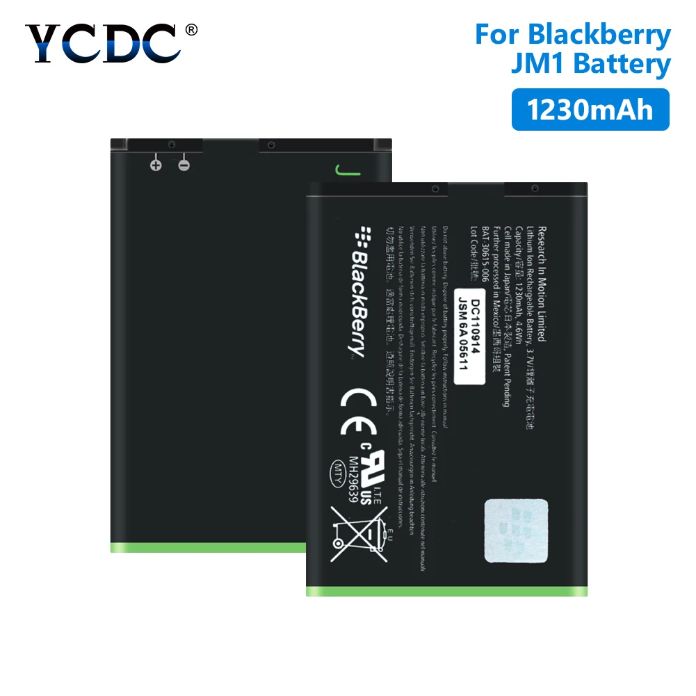 1230mAh JM1 Замена литий полимерный аккумулятор для Blackberry 9790 9930 9900 9380 P9981 9860 мобильный
