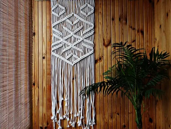 

Large macrame wall hanging/Wedding backdrop/Tapestry/Macrame decor/Wall art/Woven wall hanging/Bohemian Woven wall hanging