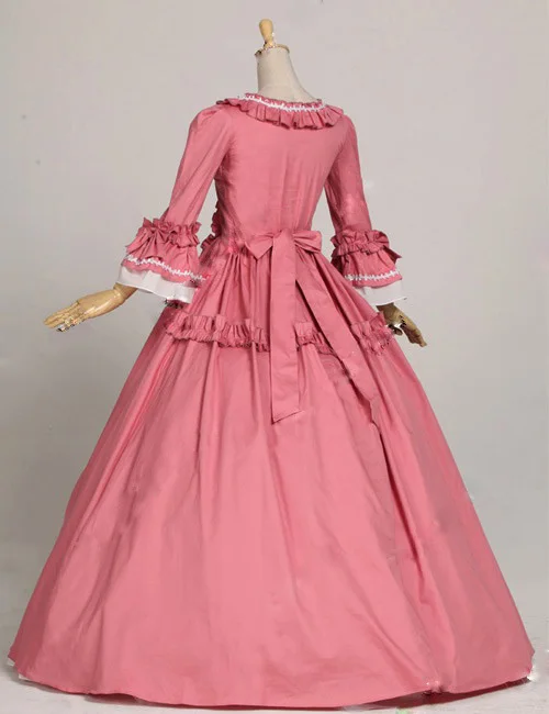Розовое викторианское платье викторианская Мария Антуанетта Платье |