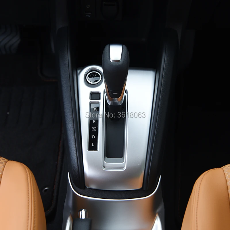 Чехол коробки переключения передач для 2017 Nissan Kicks 2018 хромированные наклейки из