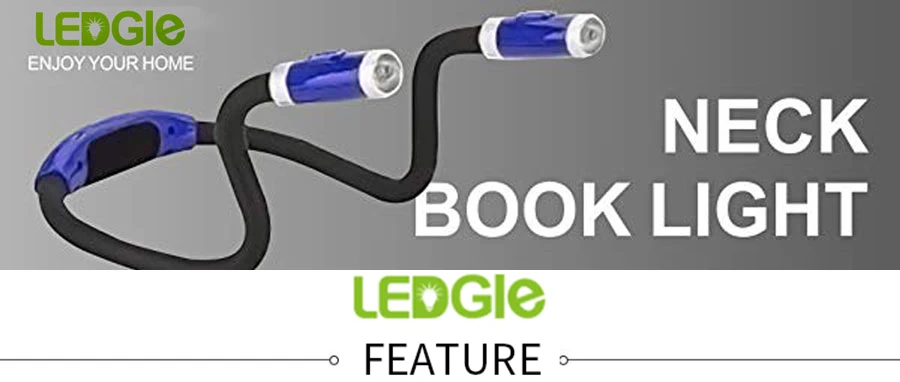 LEDGLE USB громкой связи Bluetooth гарнитура для авто лампа для чтения шеи книга светильник Перезаряжаемые светодиодный ночной Светильник s 5V 4 светодиодный бусины 3 Регулируемая Защита глаз лампе