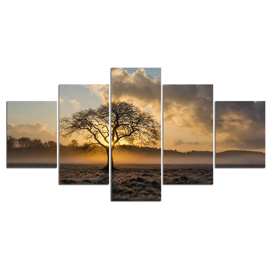 5 шт. Настенная картина с изображением дикой природы | Дом и сад