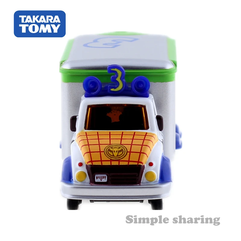 Tomica Disney Motors DM 07 Toy Story 3 Woody Jolly Float Japan Takara Tomy Vehicle Diecast Metal Model New Kids Toys| |
