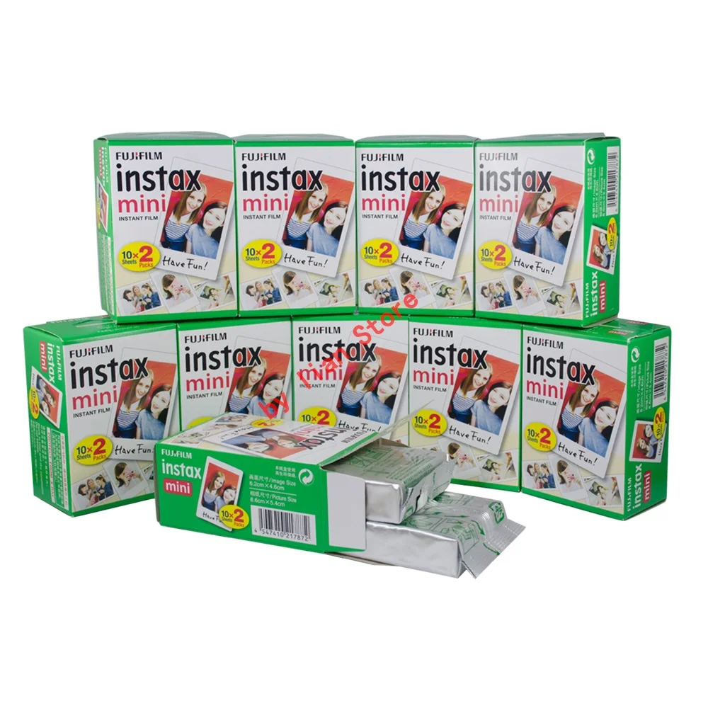 200 листов Fuji Fujifilm Instax Mini 9 пленка белая краевая фотобумага шт. для мгновенной мини