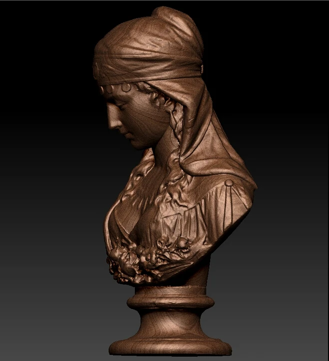 3D рельефная модель для ЧПУ в формате STL цыганских девочек | Инструменты