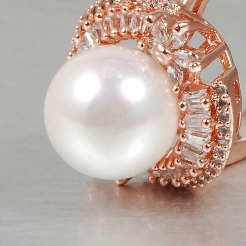 Wollet ювелирное изделие магнитное кольцо из чистой меди здоровая розовая бусина