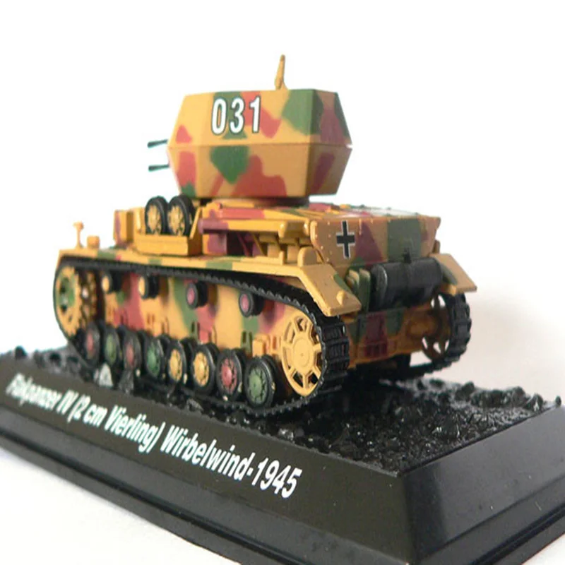 1: 72 Ретро моделирование Flakpanzer IV (2 см Vierling) Wirbelwind 1945 Коллекция Модель сплав пластик