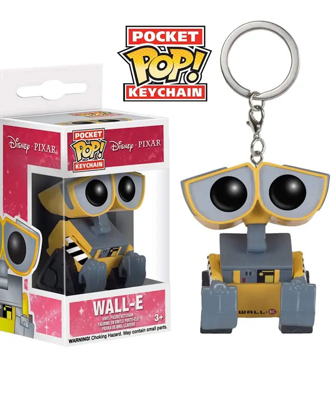 Funko POP Pixar фильм стена-е робот Ева брелок Детская игрушка ПВХ фигурка Коллекция Модель игрушки для детей с розничной коробкой