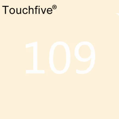 109 TOUCHFIVE дополнительный цвет двойная головка художественные маркеры Кисть ручка на спиртовой основе эскизные маркеры манга ручки для рисования товары для рукоделия - Цвет: 109