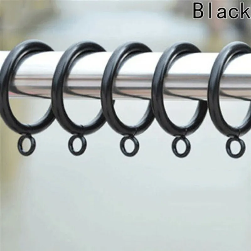 Высококачественные прочные металлические кольца для занавесок 10 шт./компл.