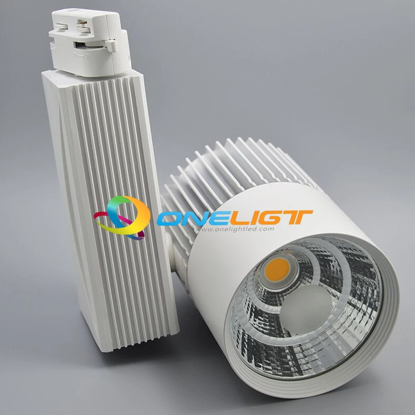 8-кратный черный/белый корпус светодиодный Трековый светильник AC85-265V 30 Вт